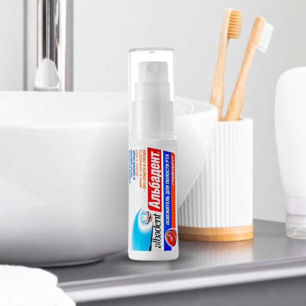 Альбадент® Освежитель для полости рта Грейпфрут, 10 мл