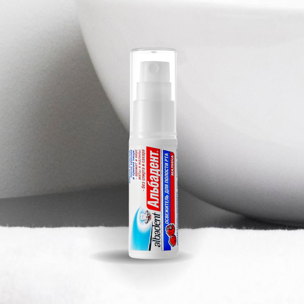 Альбадент® Освежитель для полости рта Малина, 10 мл