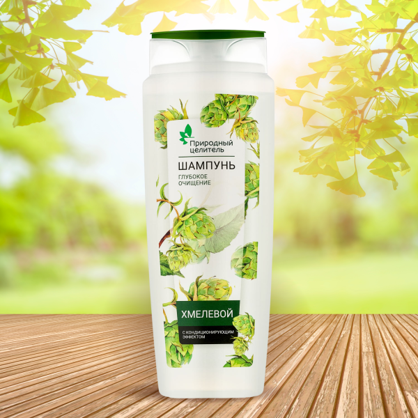 Природный целитель® Шампунь хмелевой, 400 мл