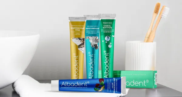 Альбадент зубные пасты