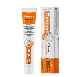 Dentum® зубная паста с прополисом и эфирными маслами лекарственных растений, 90 г