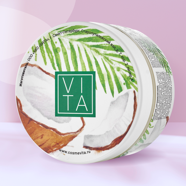 Формула преображения® Солевой скраб для тела «Кокосовый бриз» с питательными маслами, 350 г