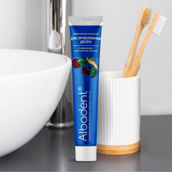 Альбадент® Зубная паста "Для проблемных десен" профилактическая, 95 г