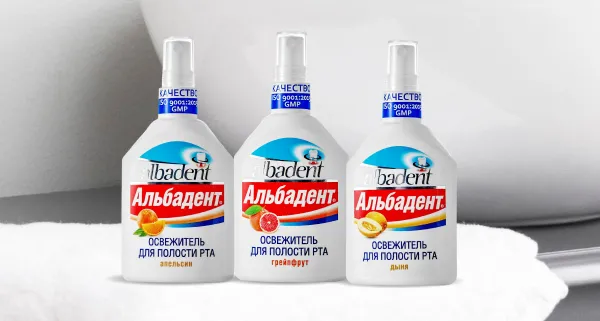 Альбадент освежители, 35 мл