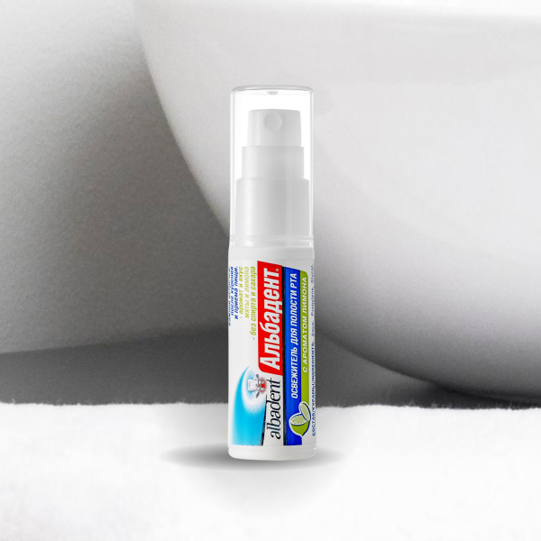 Альбадент® Освежитель для полости рта с ароматом Лимона, 10 мл