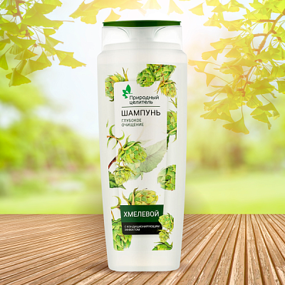 Природный целитель® Шампунь хмелевой, 400 мл