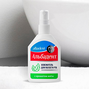 Альбадент® Освежитель для полости рта с ароматом Мяты, 35 мл
