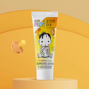 Super PUPS® Детский крем «Защита и уход» 0+, 75 мл